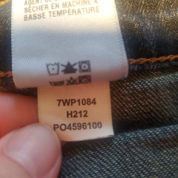 Lucky Brand Size 12 ( 34x29) Easy Rider Jeans Style 7WP1084 Cut H212 Bootcut - Picture 6 of 10